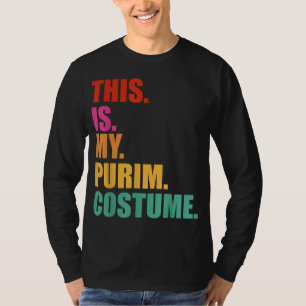 T-shirt C'est mon costume Purim drôle Juif