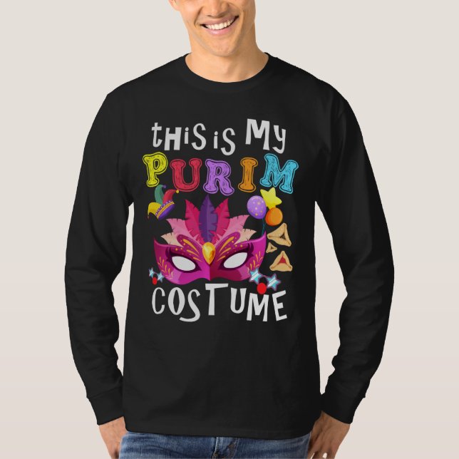 T-shirt C'Est Mon Costume Purim Juif Purim Sweatsh Cadeau (Devant)