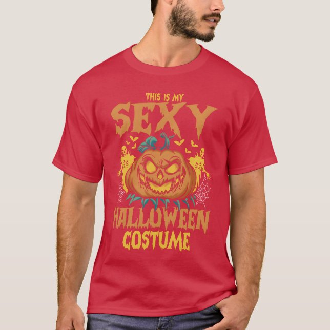 T-shirt C'Est Mon Costume Sey Halloween Halloween Pompe Ha (Devant)