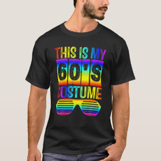 T-shirt C'Est Mon Costume Tee Outfit Costume 60'S Cadeau S