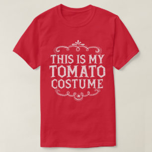 T-shirt C'Est Mon Costume Tomate Drôle Lazy Halloween