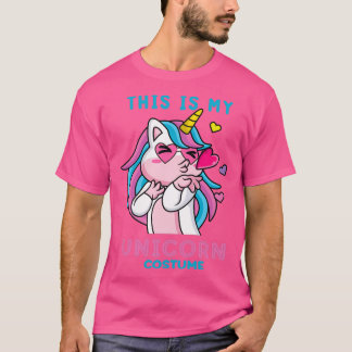 T-shirt C'Est Mon Costume Unicorne