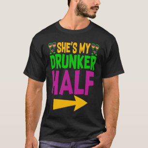T-shirt C'est mon coureur à moitié jumelé petite amie M