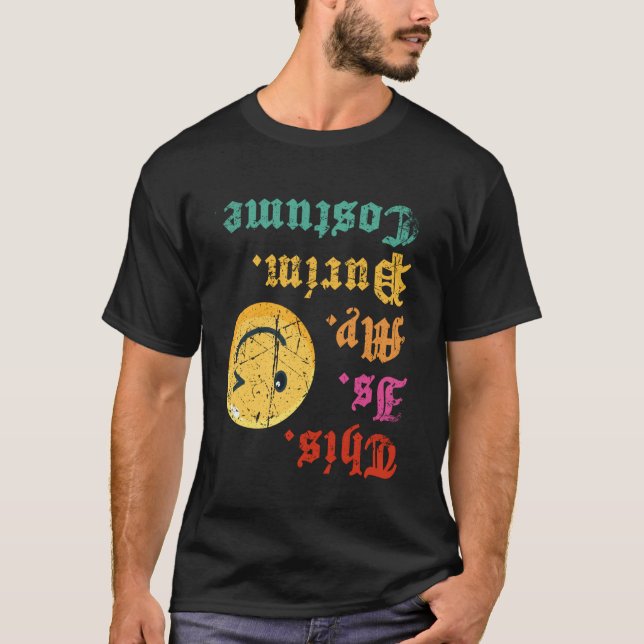T-shirt C'est mon déguisement de Pourim drôle (Devant)