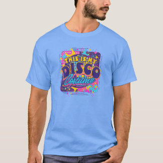 T-shirt C'est mon déguisement des années 70 amis