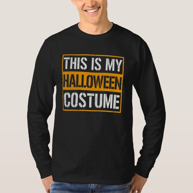 T-shirt C'est mon déguisement d'Halloween (Devant)