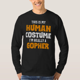 T-shirt C'est mon déguisement d'humain Je suis vraiment un