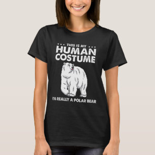 T-shirt C'est Mon Déguisement Humain Je Suis Réellement Un