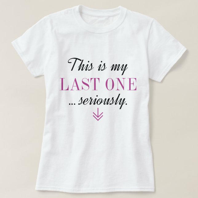 T-shirt C'Est Mon Dernier Sérieux (Design devant)