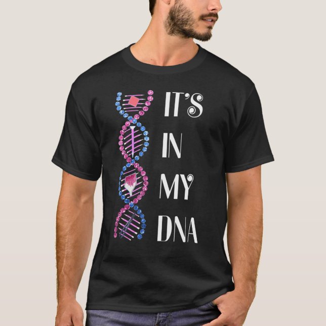 T-shirt C'Est Mon Dna Tee Pour La Peinture De Diamant Mama (Devant)