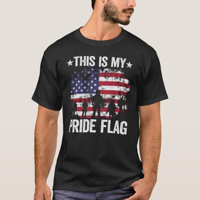 T-shirt C'est mon drapeau de fierté (Devant)