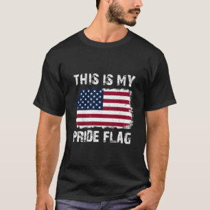 T-shirt C'Est Mon Drapeau De Fierté Usa 4 Juillet Patrioti