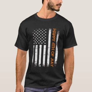 T-shirt C'Est Mon Drapeau De Fierté Usa American 4 juillet