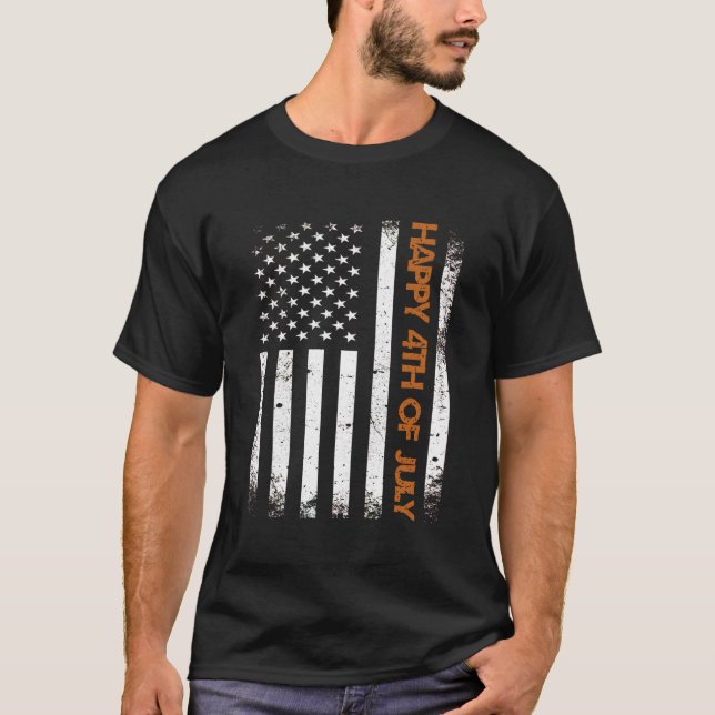 T-shirt C'Est Mon Drapeau De Fierté Usa American 4 juillet (Devant)