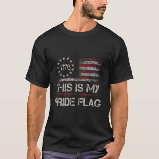 T-shirt C'Est Mon Drapeau De Fierté Usa American 4 juillet