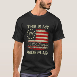 T-shirt C'Est Mon Drapeau De Fierté Usa American 4 juillet