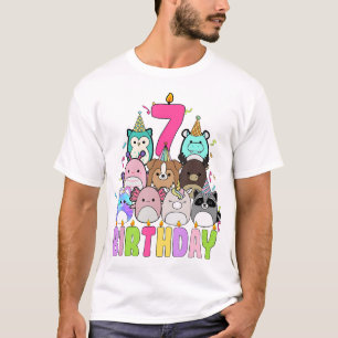 T-shirt C'Est Mon Escouade D'Anniversaire Mallow Girls Cut