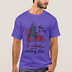 T-shirt C'est mon film de Noël en visionnant la redruc vin