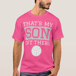 T-shirt C'Est Mon Fils Là-Bas Volleyball Maman Papa Volley
