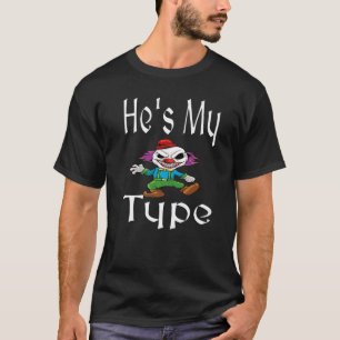 T-shirt C'est mon genre Halloween Famille Groupe Clown eff