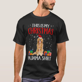 T-shirt C'Est Mon Golden Retriever Chien Noël Pajama S