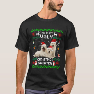 T-shirt C'est mon golden retriever laid