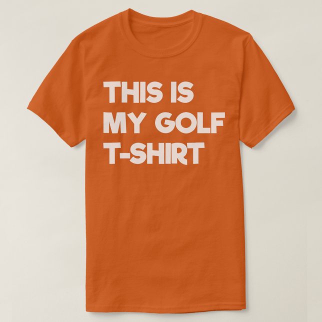 T-shirt C'Est Mon Golf Drôle De Golf (Design devant)
