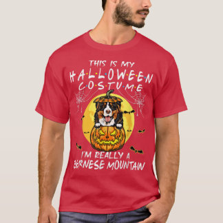 T-shirt C'est mon Halloween Je suis vraiment une montagne