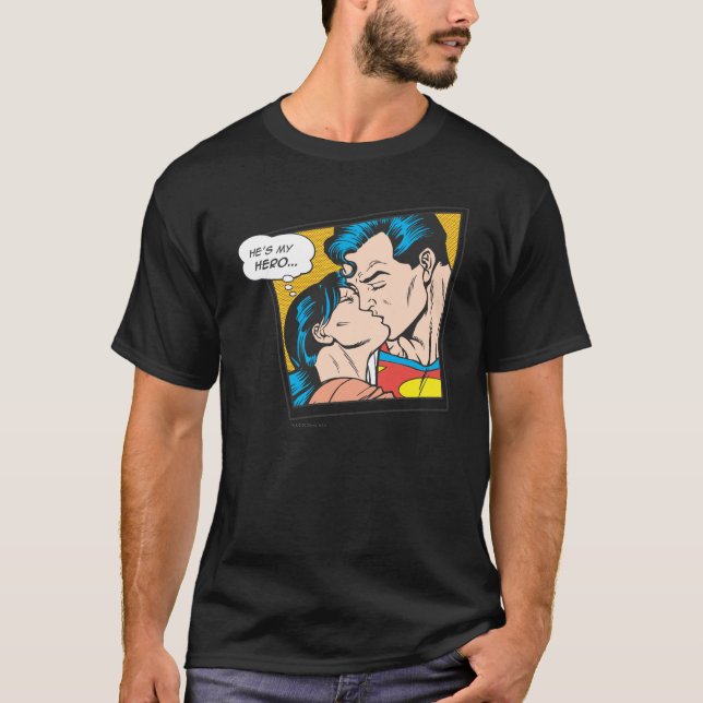 T-shirt C'est mon héros (Devant)