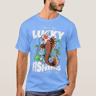 T-shirt C'Est Mon Heureux Aiguille De Pêche, Pêcheur De Fê