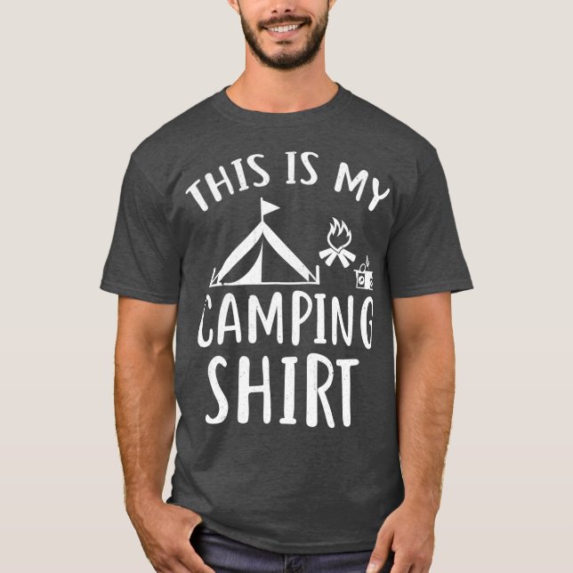 T-shirt C'Est Mon Idée De Cadeau De Camping Drôle (Devant)
