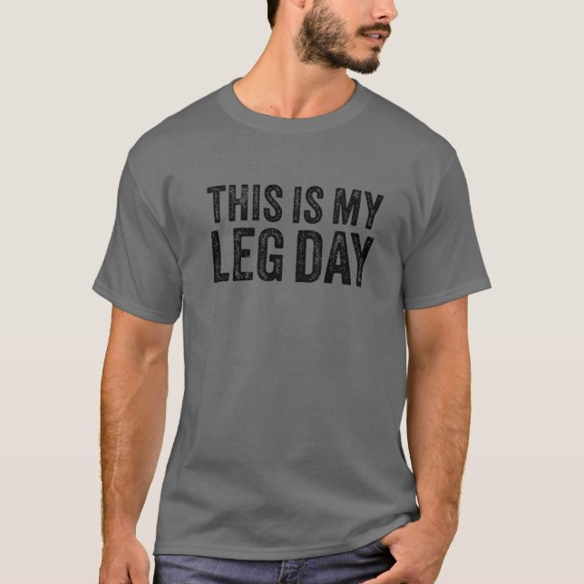 T-shirt C'Est Mon Jour De Jeu Drôle Gym Entraînement Poids (Devant)