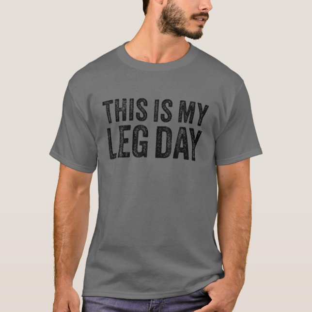 T-shirt C'Est Mon Jour De Jeu Drôle Gym Entraînement Poids (Devant)