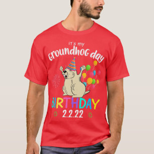 T-shirt C'est mon jour de marmotte Anniversaire 2