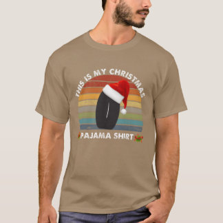 T-shirt C'Est Mon Jour De Noël Pyjama Boule De Hockey Noël
