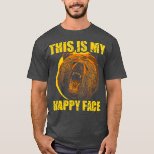 T-shirt C'Est Mon Joyeux Ours De Visage Drôle Grizzly