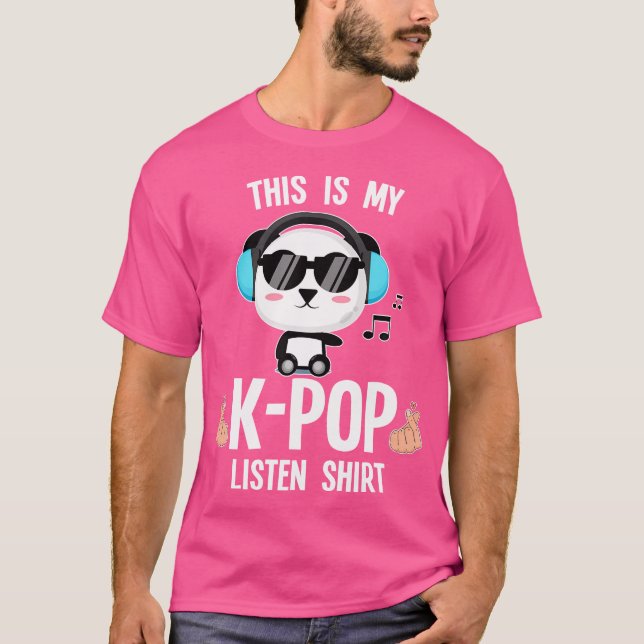 T-shirt C'est mon K-Pop Corée du Sud K-Pop (Devant)