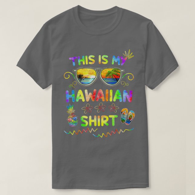 T-shirt C'Est Mon Luau Hawaïen Aloha Hawaii Beach Pinea (Design devant)