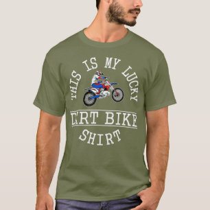 T-shirt C'est mon Lucky Dirt Bike Drôle Drôle Pun