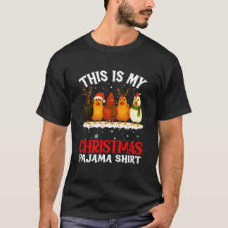 T-shirt C'est mon maillot de Noël à poulet de Noël Chickma