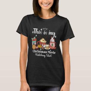 T-shirt C'est mon maillot de Noël pour regarder des films 