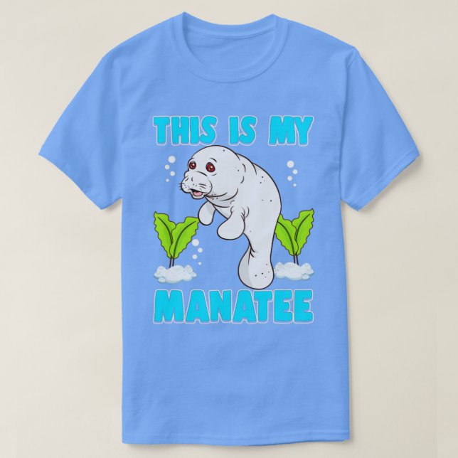 T-shirt C'Est Mon Manatee (Design devant)
