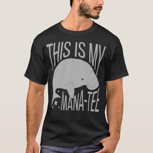 T-shirt C'Est Mon Manatee Cute Funny Ocean Creatures (Devant)