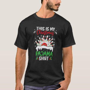 T-shirt C'Est Mon Noël Bowling Xmas Bowling Team Bow