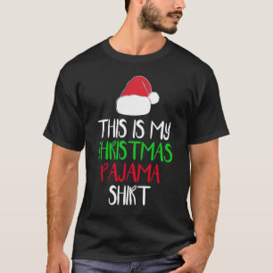 T-shirt C'est mon Noël drôle de chemise de pyjama de Noël