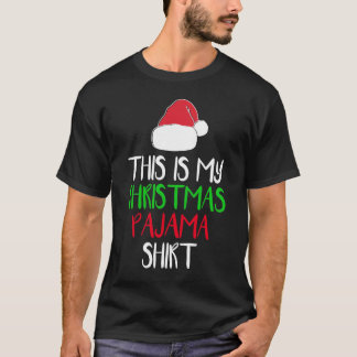 T-shirt C'est mon Noël drôle de chemise de pyjama de Noël