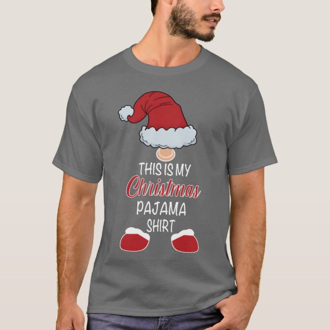 T-shirt C'est mon Noël Pijama Funny Noël (Devant)