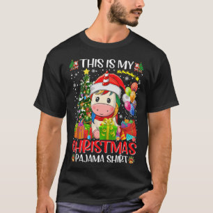 T-shirt C'Est Mon Noël Unicorne Xmas Femmes Fami