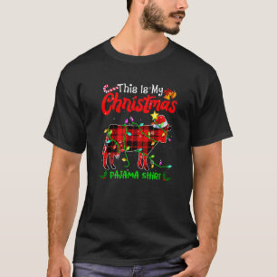 T-shirt C'Est Mon Noël Vache Laitière Pajama Buffalo Plai