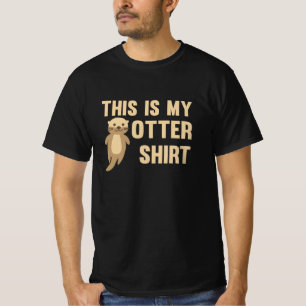 T-shirt C'Est Mon Otter Shirt Cute Otter Pour Enfants